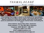 THAMALAKANE RIVER LODGE THAMALAKANE RIVER LODGE